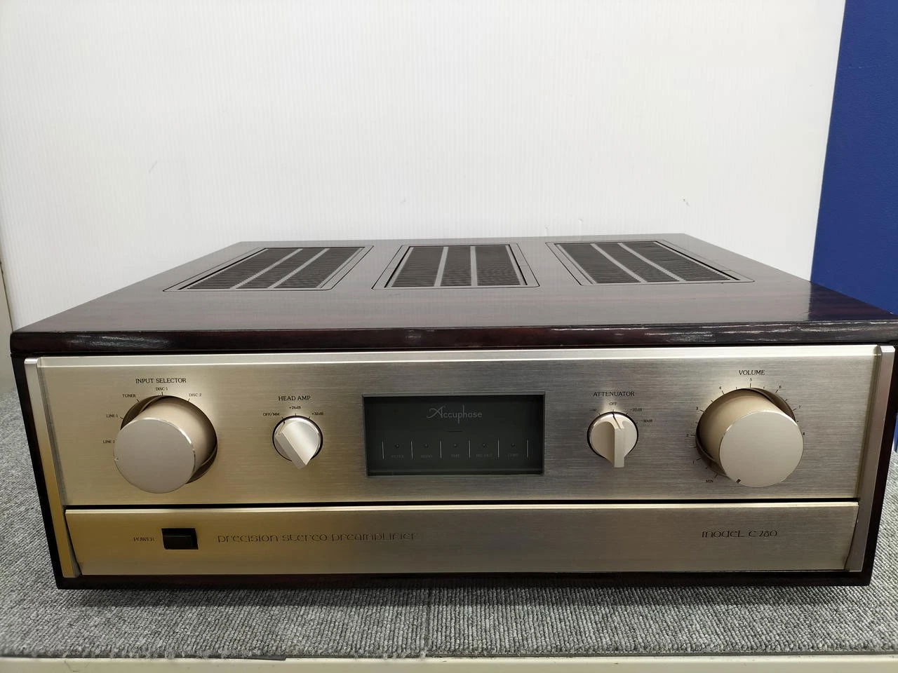 C-280 Accuphase Control Amplifier Stereo Preamp 100V Tested Japan Vintage HiFi